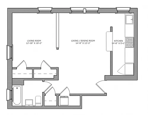 Floor plan Studio