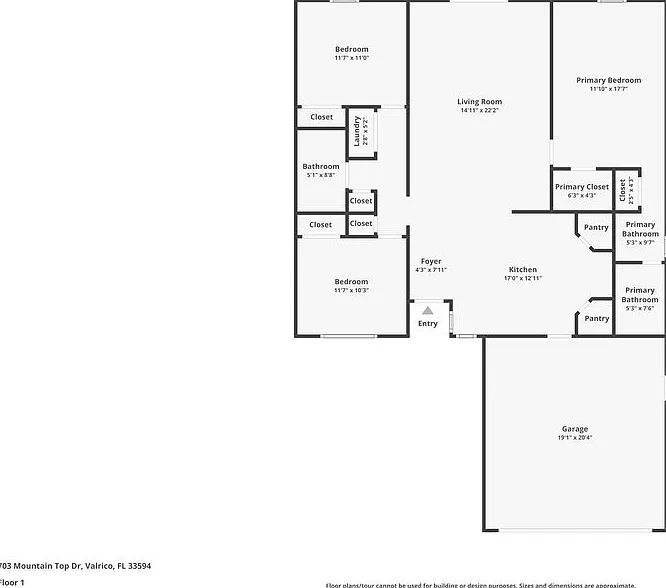 3 bed, 2.0 bath, 1424 sqft, $2,005 — Photo 2