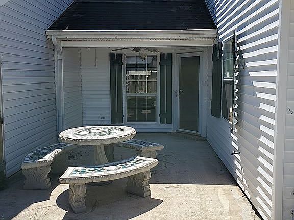Back door and window