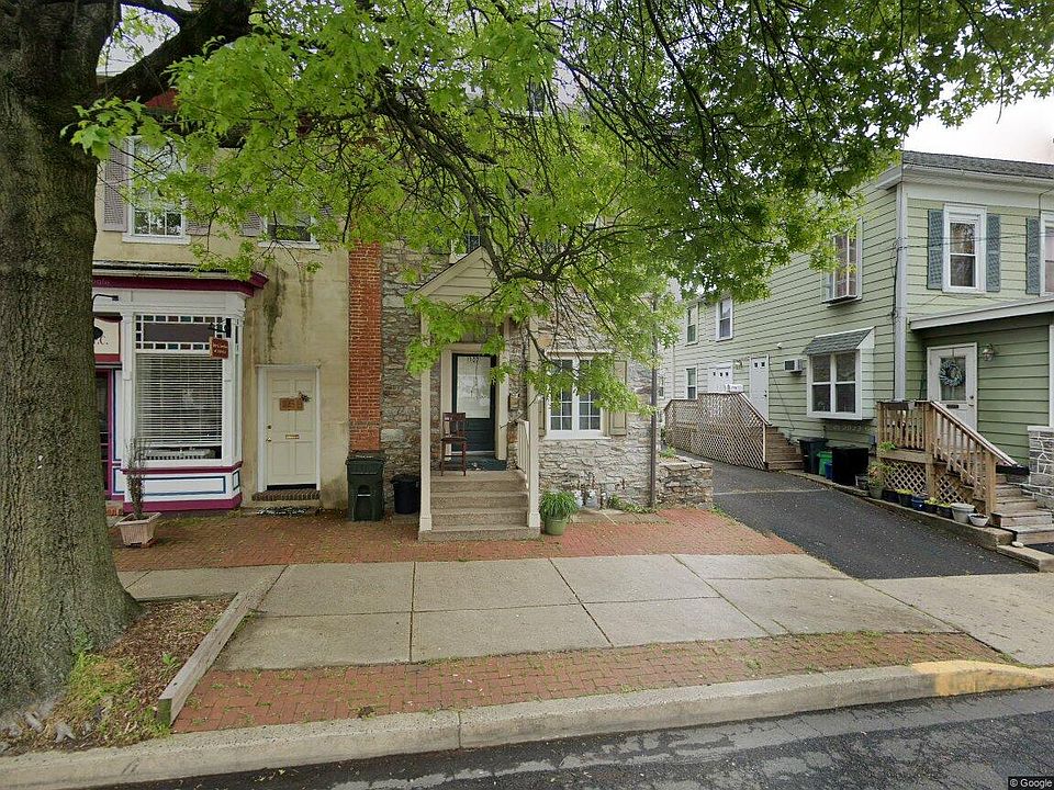 Street view of property (stone building)