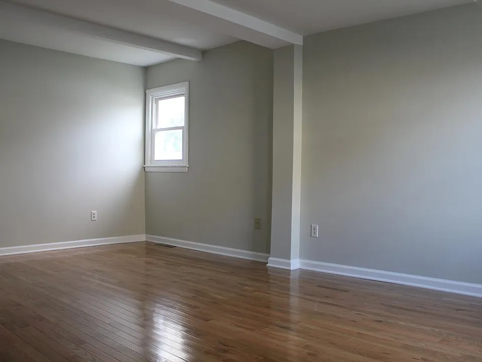 Large living room / hardwood floors