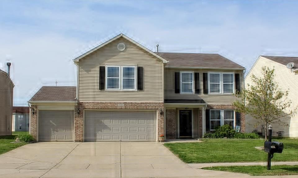 Great curb appeal two story house.