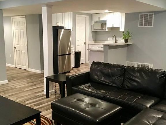Living room open to kitchen