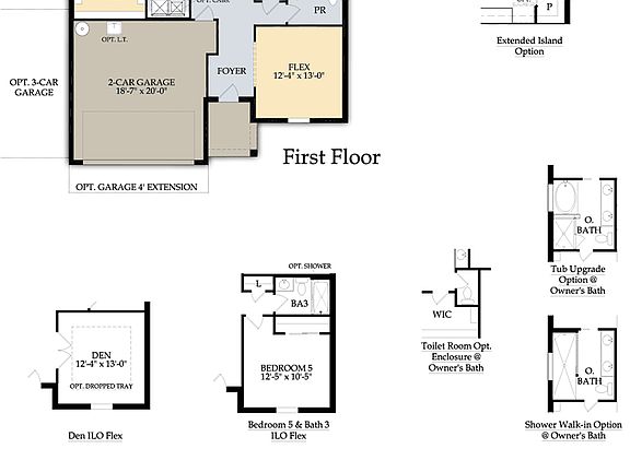 First Floor Options