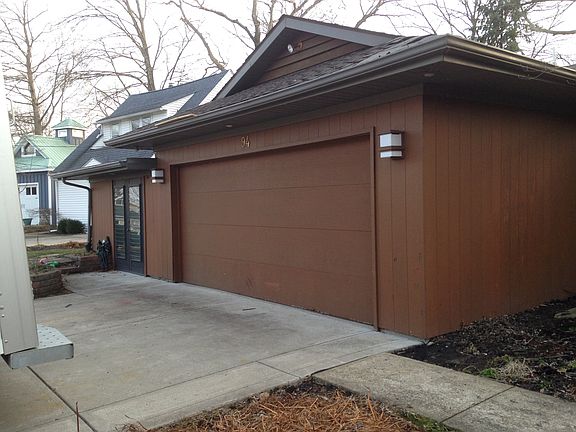 Garage and attached shed