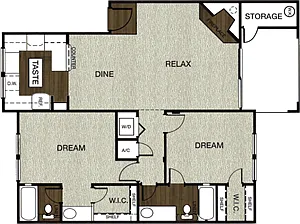 Floor plan EU2x2