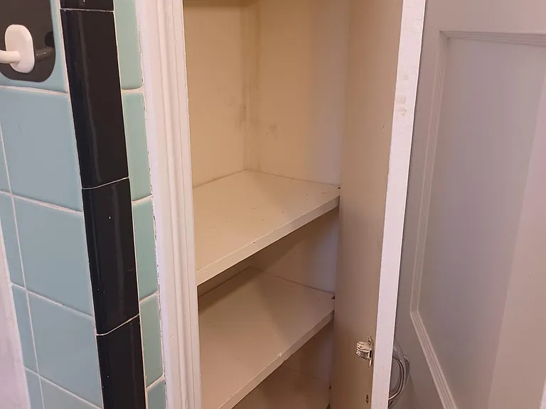 storage in bathroom