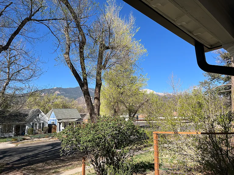 Pikes Peak View from front porch