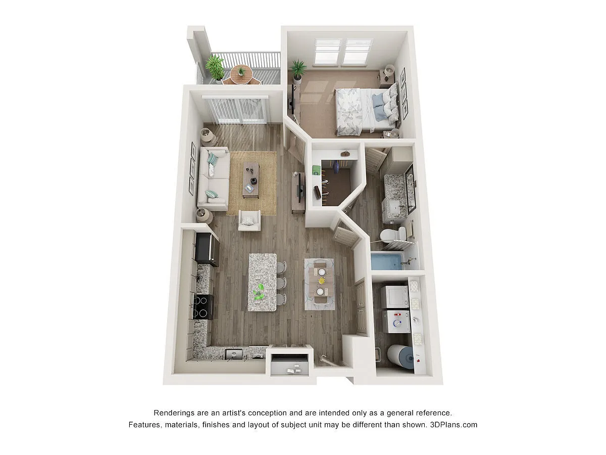 Floor plan A1B