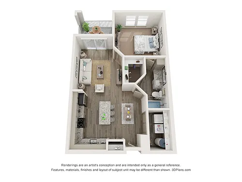 Floor plan A1B