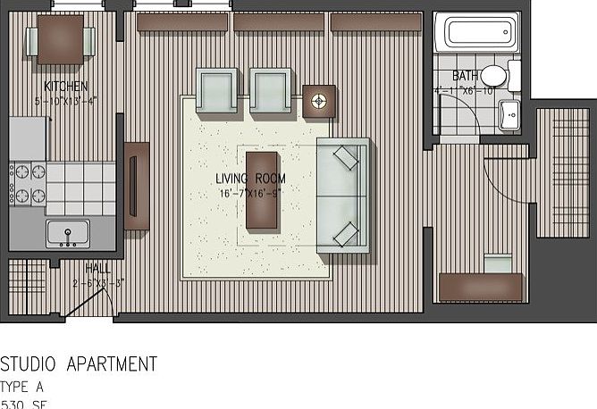 2nd image of 4935 Spruce St APT A21