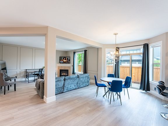 Living and dining rooms