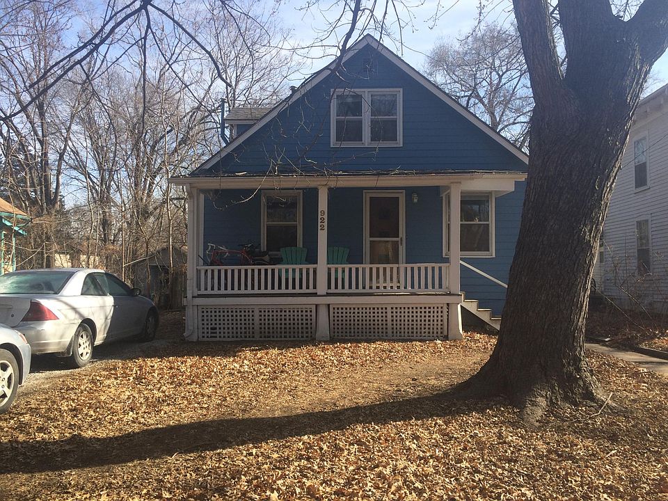 Front of house -- off-street parking for 2 cars