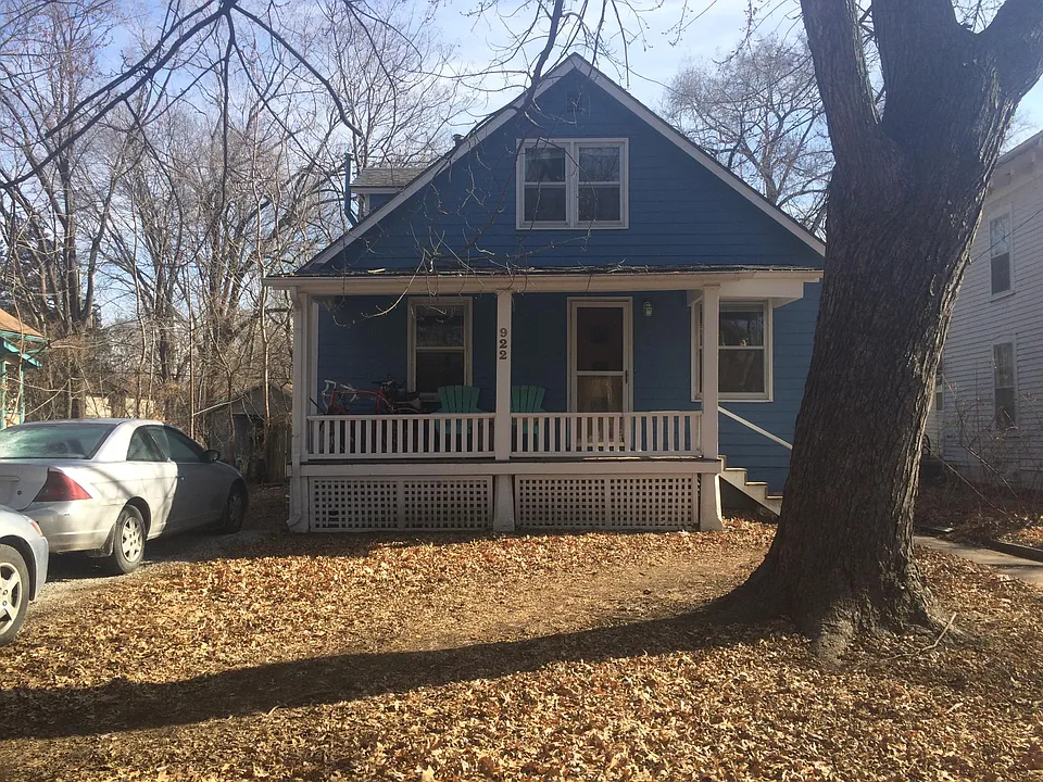 Front of house -- off-street parking for 2 cars
