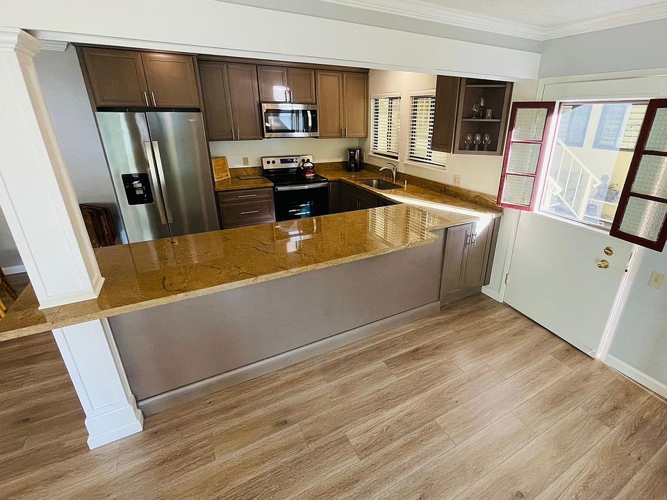 Kitchen and entry door