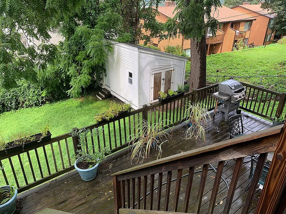 Backyard deck from 1st floor