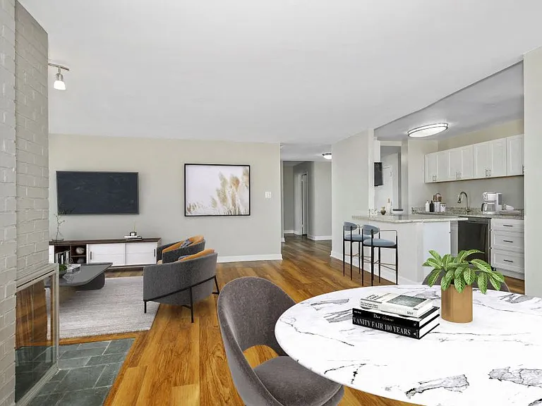 Two Bedroom Open Kitchen, Living, Dining Area