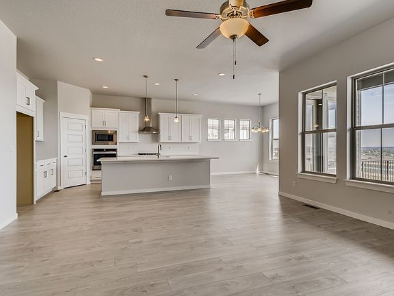 Plan C551 Living Room Kitchen Representative Photo