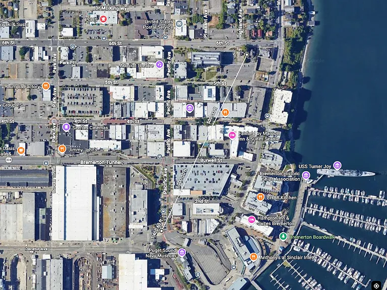 Aerial map overview.