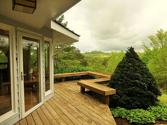 Entry and front deck.