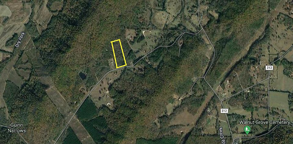 Aerial view of 8 acres