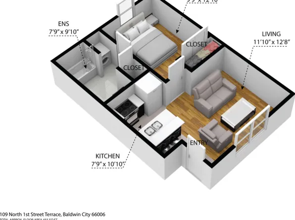133 1st St, Baldwin City, KS 66006