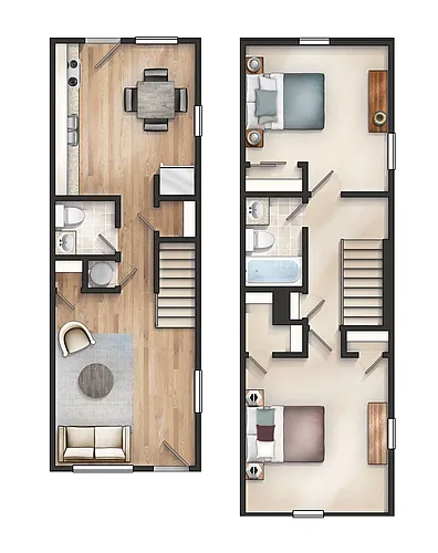 Floor plan Daisy Renovated