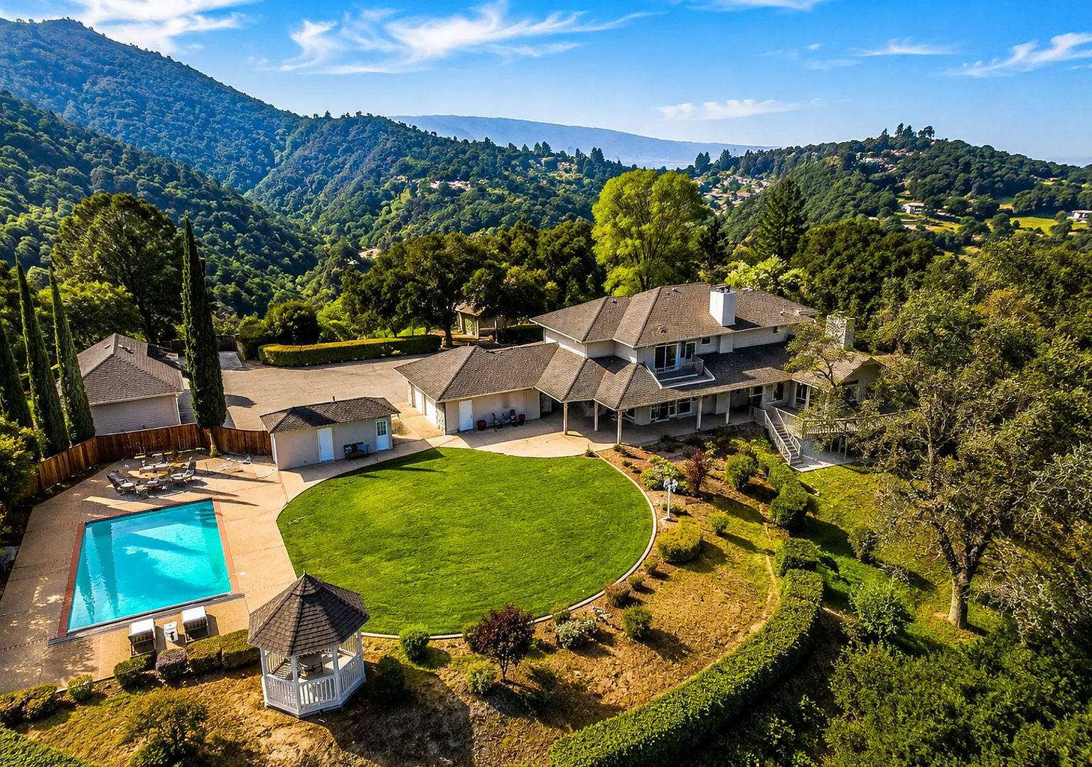 Private Gated Los Gatos Estate with Pool & Panoramic Views — Photo 1