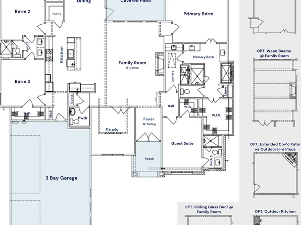 Portofino Plan, Vintage Oaks - Build on Your Lot