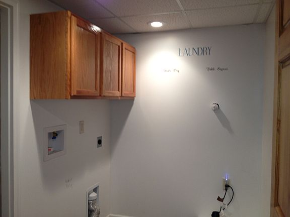 laundry area