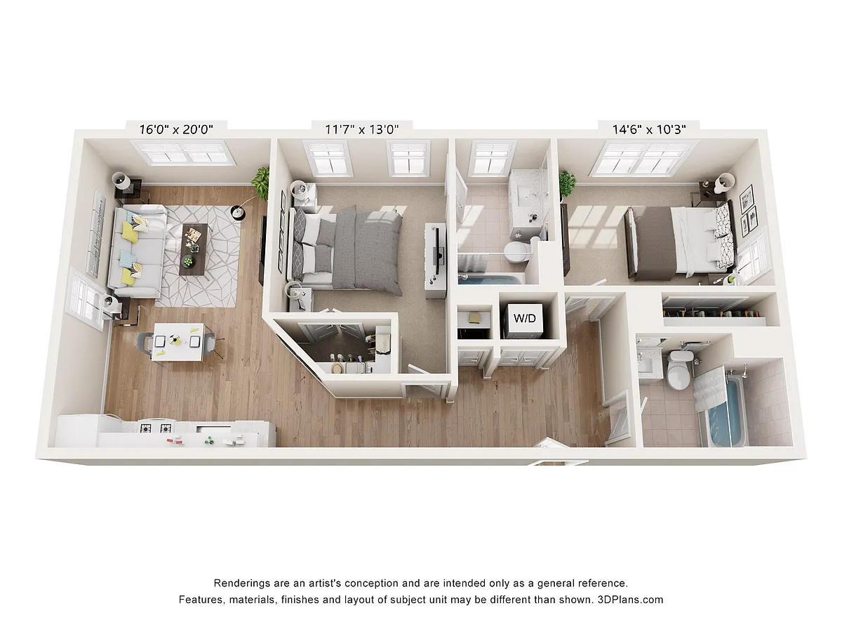 Floor plan B1-A