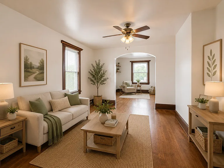 Living Room (Shown Staged- Delivered Unfurnished)