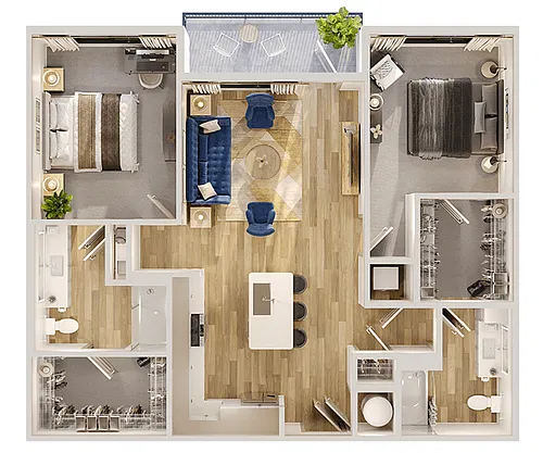 Floor plan B1ALT