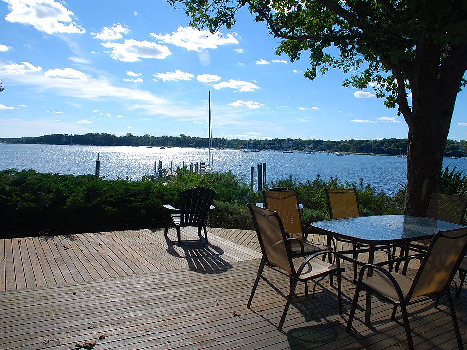 View of Cotuit Bay from deck