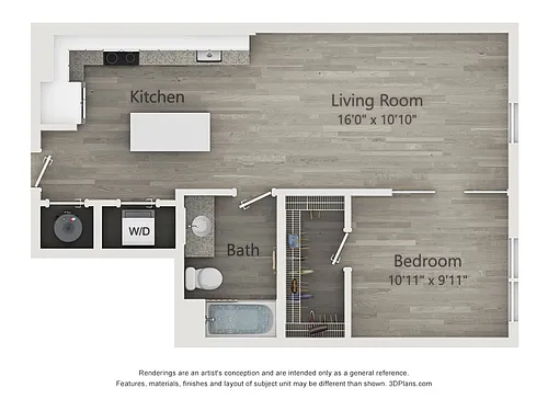 Floor plan A1c