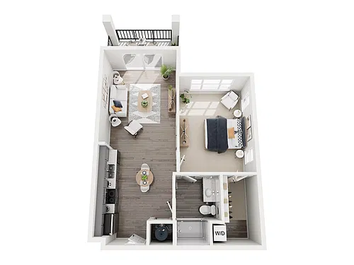 Floor plan 1B4