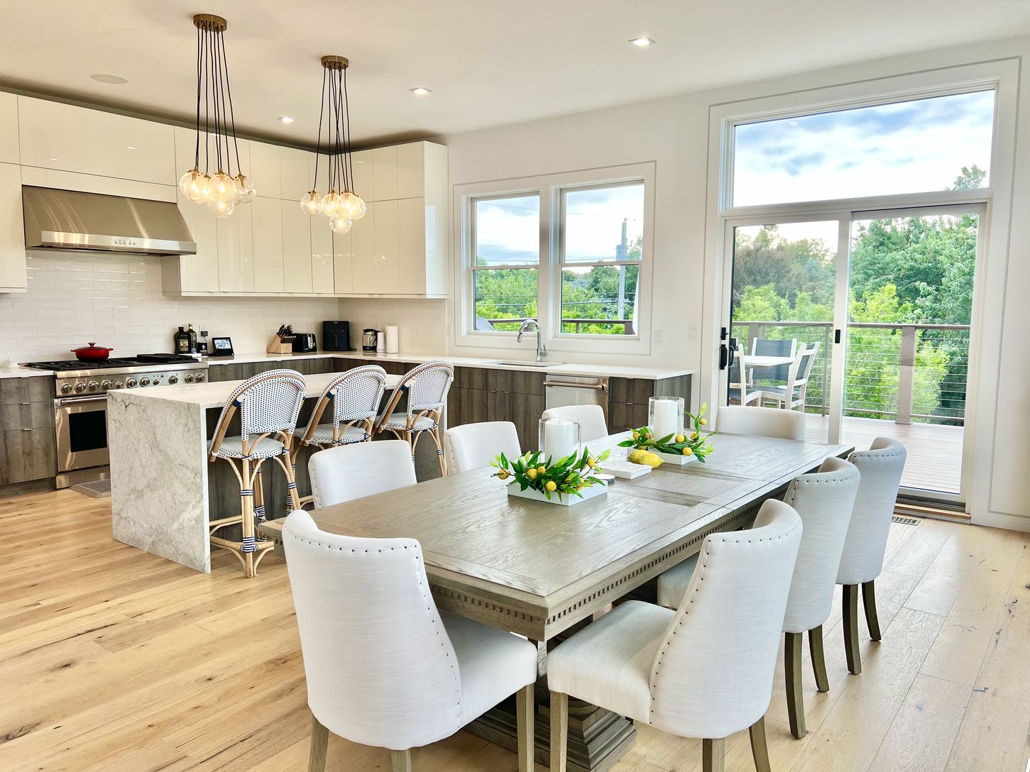  Dining Table + Kitchen