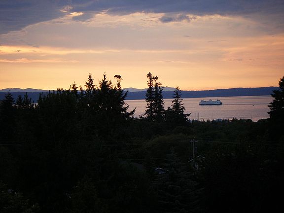 View to west from Living room 