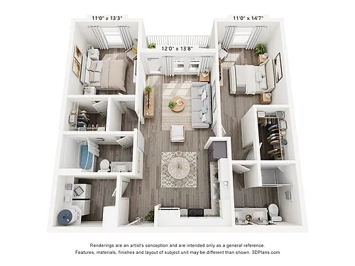 Floor plan B1