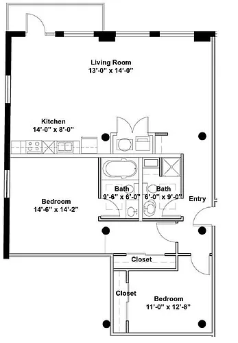 Floor plan The Fender