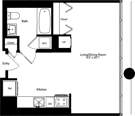 Floor plan Studio C 6
