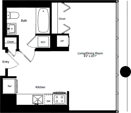 Floor plan Studio C 6
