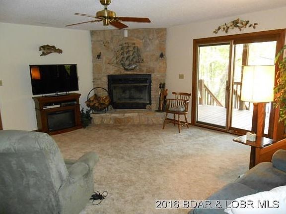 LOWER LEVEL FIREPLACE