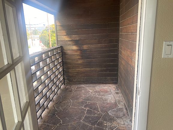 small porch from Living Room overlooking street