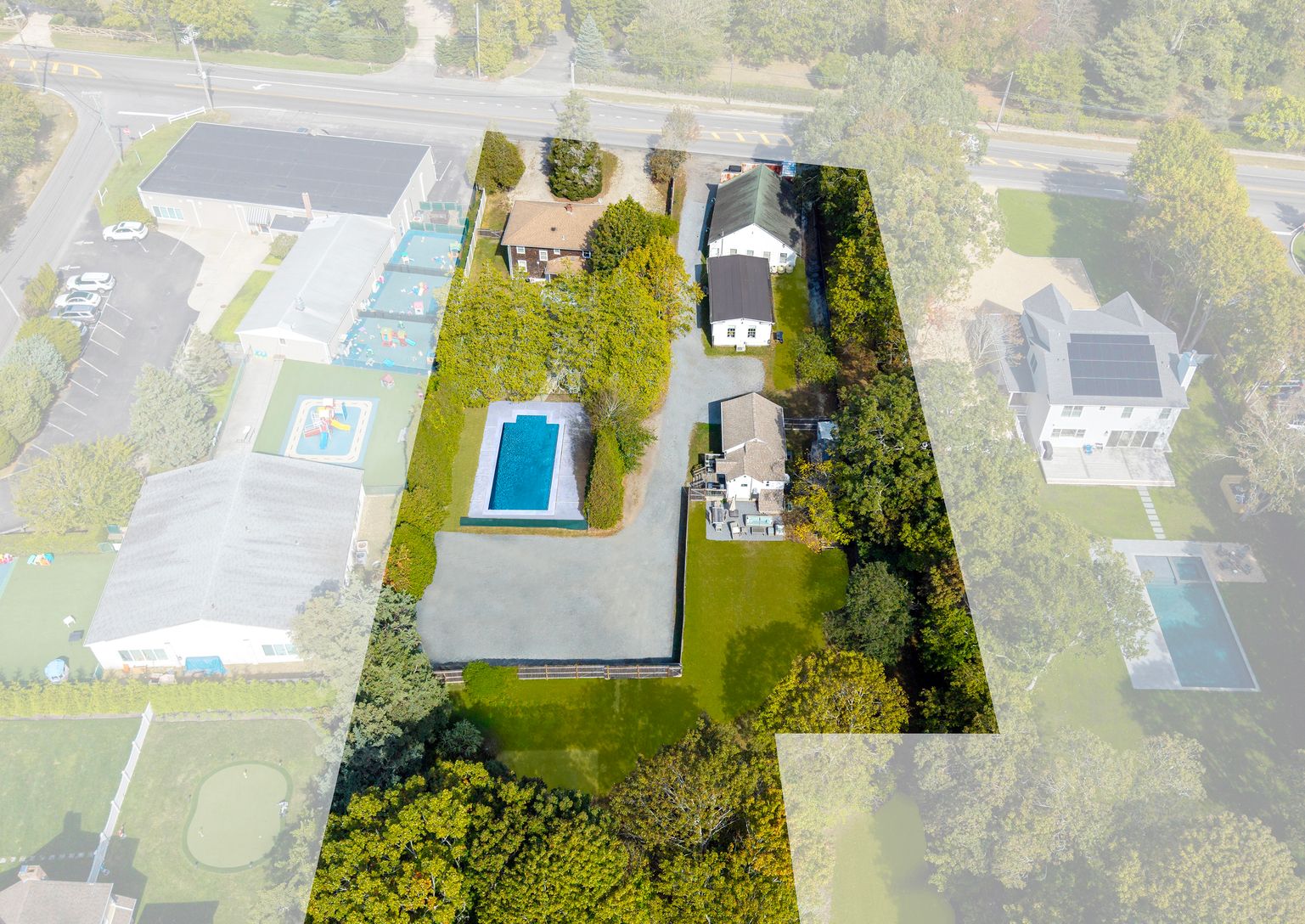  Aerial of Compound from the South