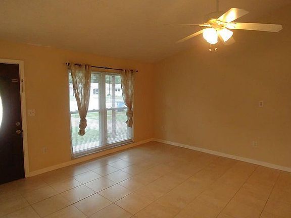 Living room - front door and windows