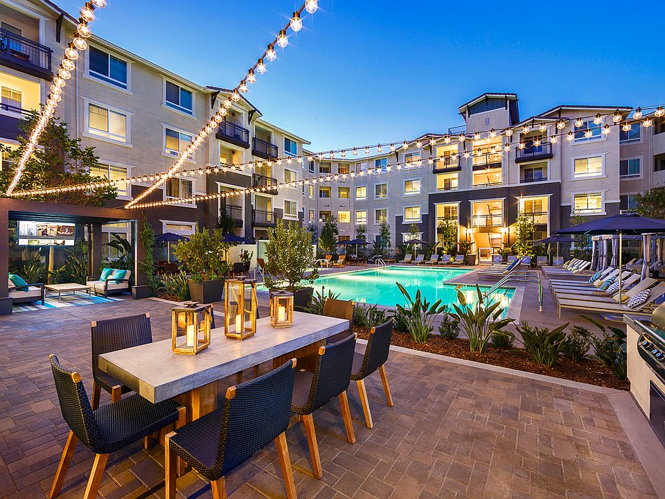 Pool side grilling area