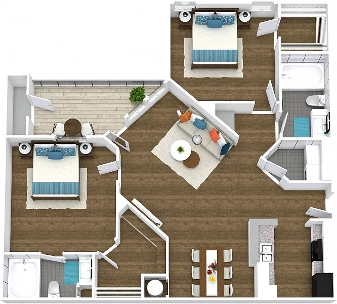 Floor plan Chagall