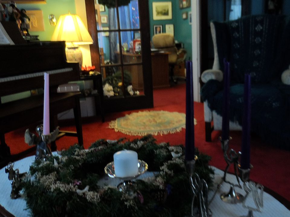 portion of living room