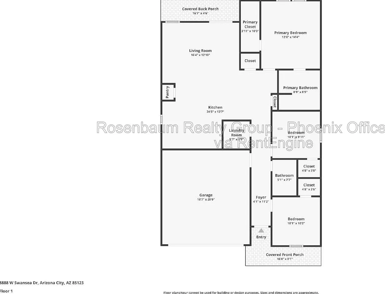 3 bed, 2.0 bath, 1290 sqft, $1,495 — Photo 2